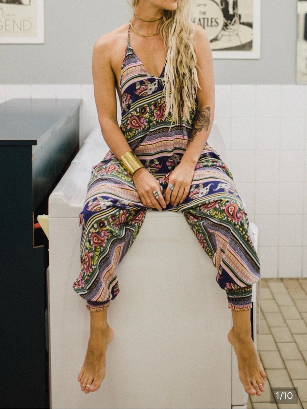Halter harem Jumpsuit